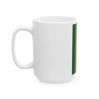 Flag of Rwanda rotated (Rwanda) White Coffee Mug - Go Mug Yourself