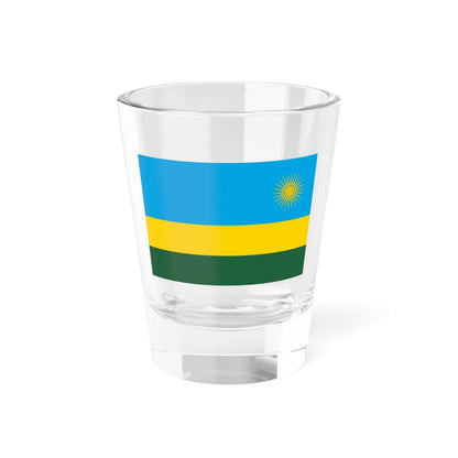 Flag of Rwanda (Rwanda) Shot Glass 1.5oz 1.5oz - Go Mug Yourself