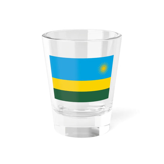 Flag of Rwanda (Rwanda) Shot Glass 1.5oz 1.5oz - Go Mug Yourself