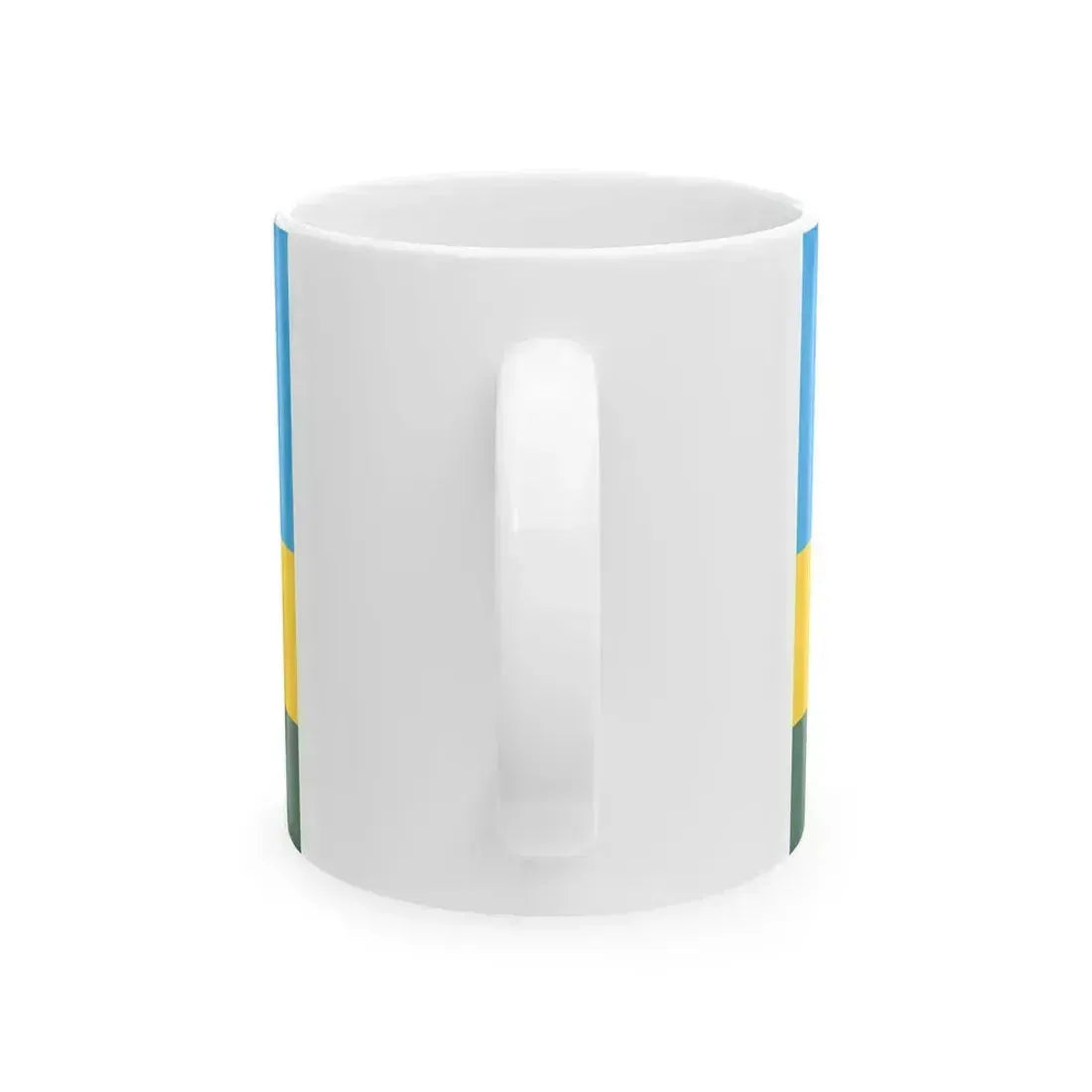 Flag of Rwanda (Rwanda) White Coffee Mug - Go Mug Yourself