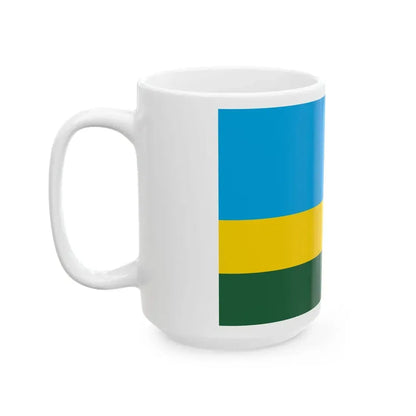 Flag of Rwanda (Rwanda) White Coffee Mug - Go Mug Yourself