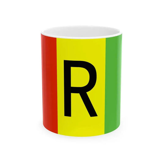 Flag of Rwanda WFB 2000 (Rwanda) White Coffee Mug 11oz - Go Mug Yourself