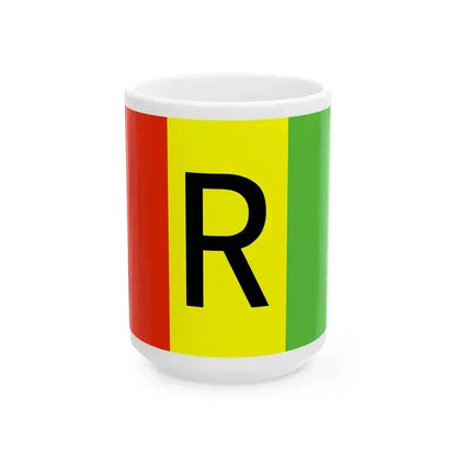 Flag of Rwanda WFB 2000 (Rwanda) White Coffee Mug 15oz - Go Mug Yourself