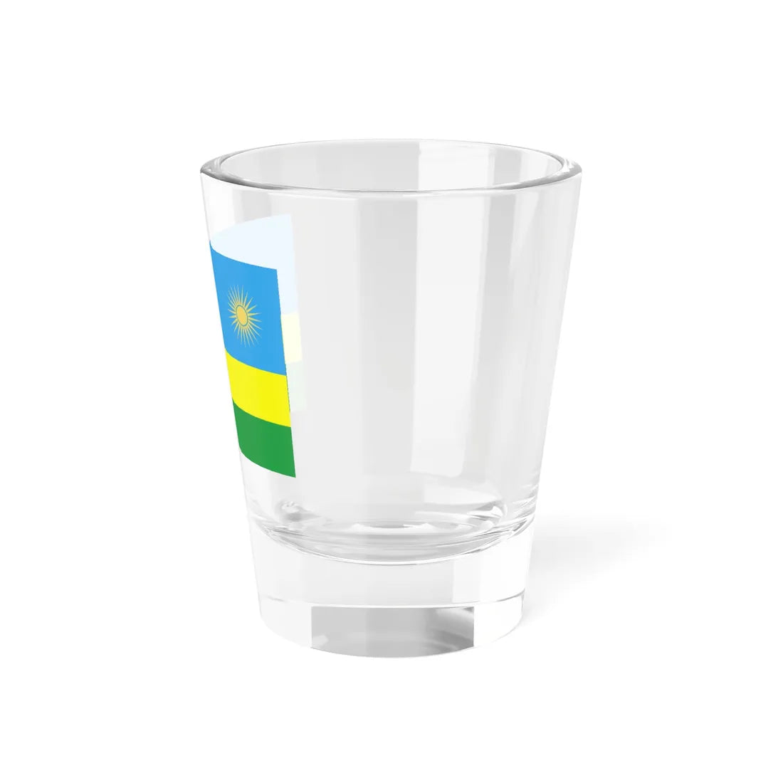 Flag of Rwanda WFB 2004 (Rwanda) Shot Glass 1.5oz - Go Mug Yourself