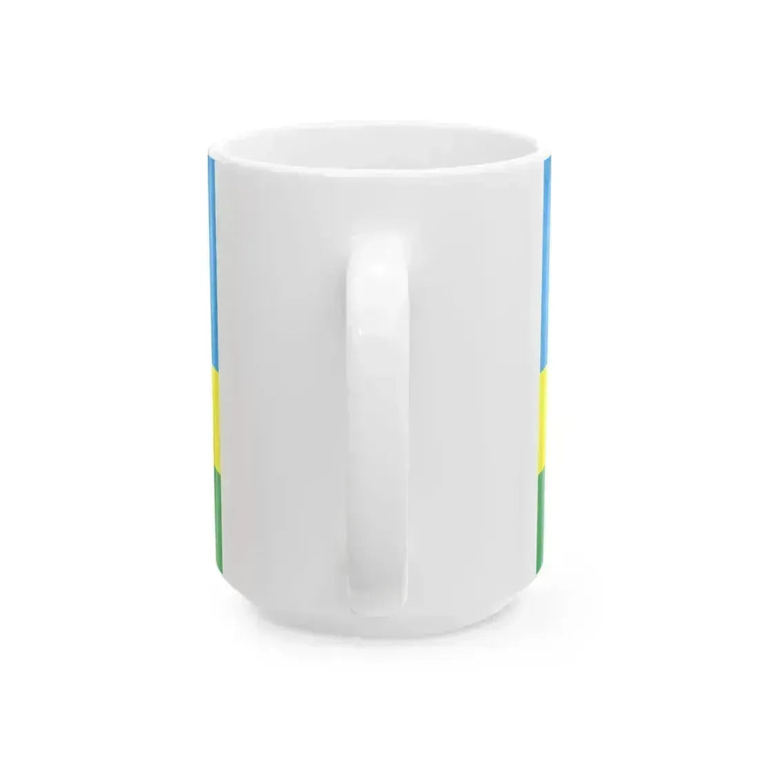 Flag of Rwanda WFB 2004 (Rwanda) White Coffee Mug - Go Mug Yourself