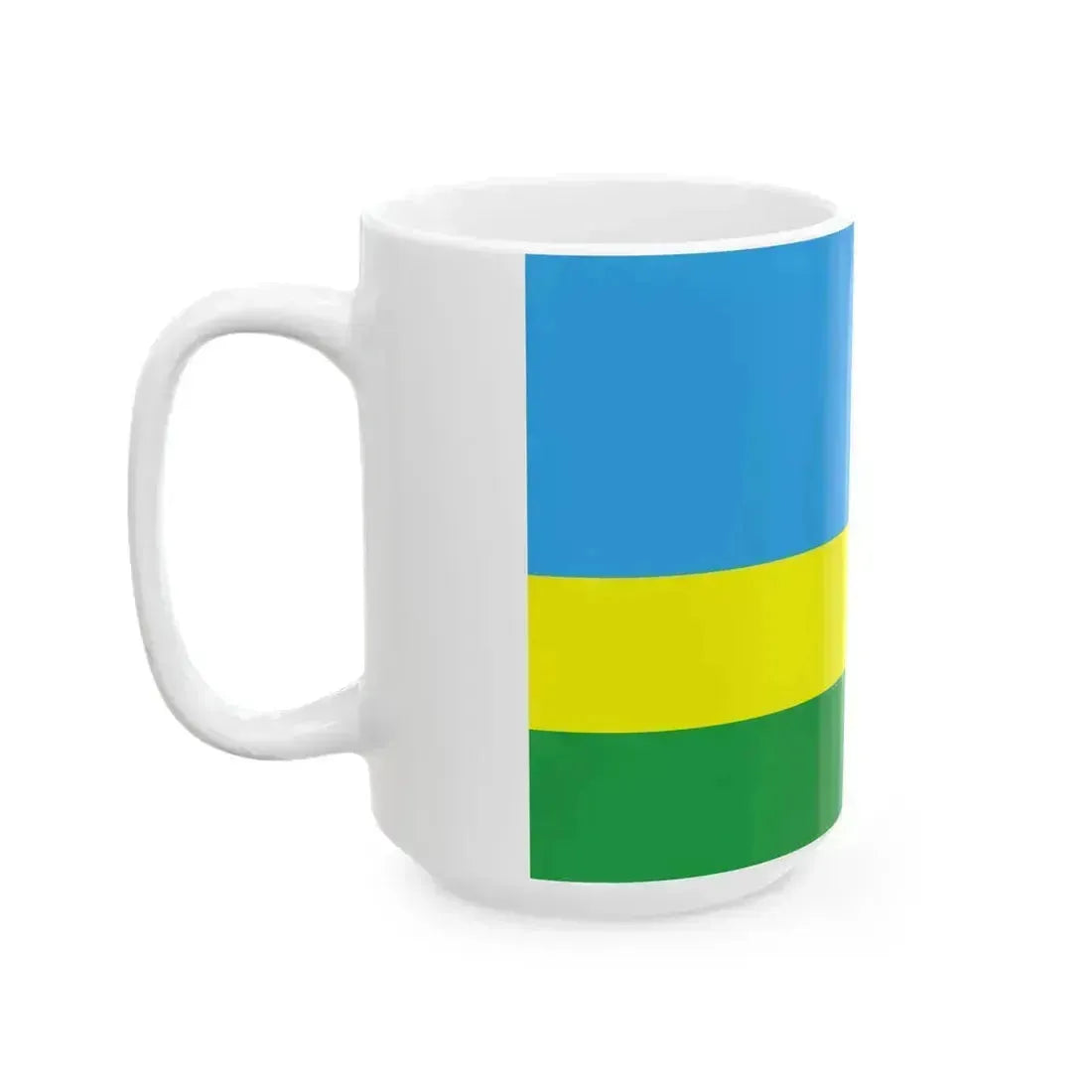 Flag of Rwanda WFB 2004 (Rwanda) White Coffee Mug - Go Mug Yourself