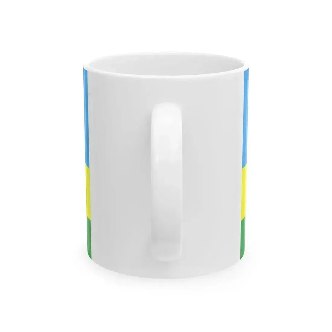 Flag of Rwanda WFB 2004 (Rwanda) White Coffee Mug - Go Mug Yourself