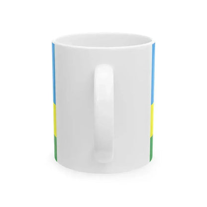 Flag of Rwanda WFB 2004 (Rwanda) White Coffee Mug - Go Mug Yourself