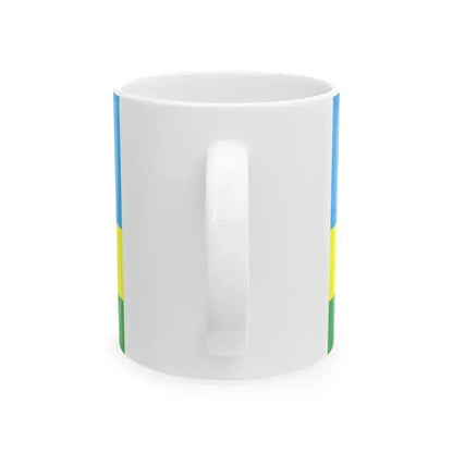 Flag of Rwanda WFB 2004 (Rwanda) White Coffee Mug - Go Mug Yourself