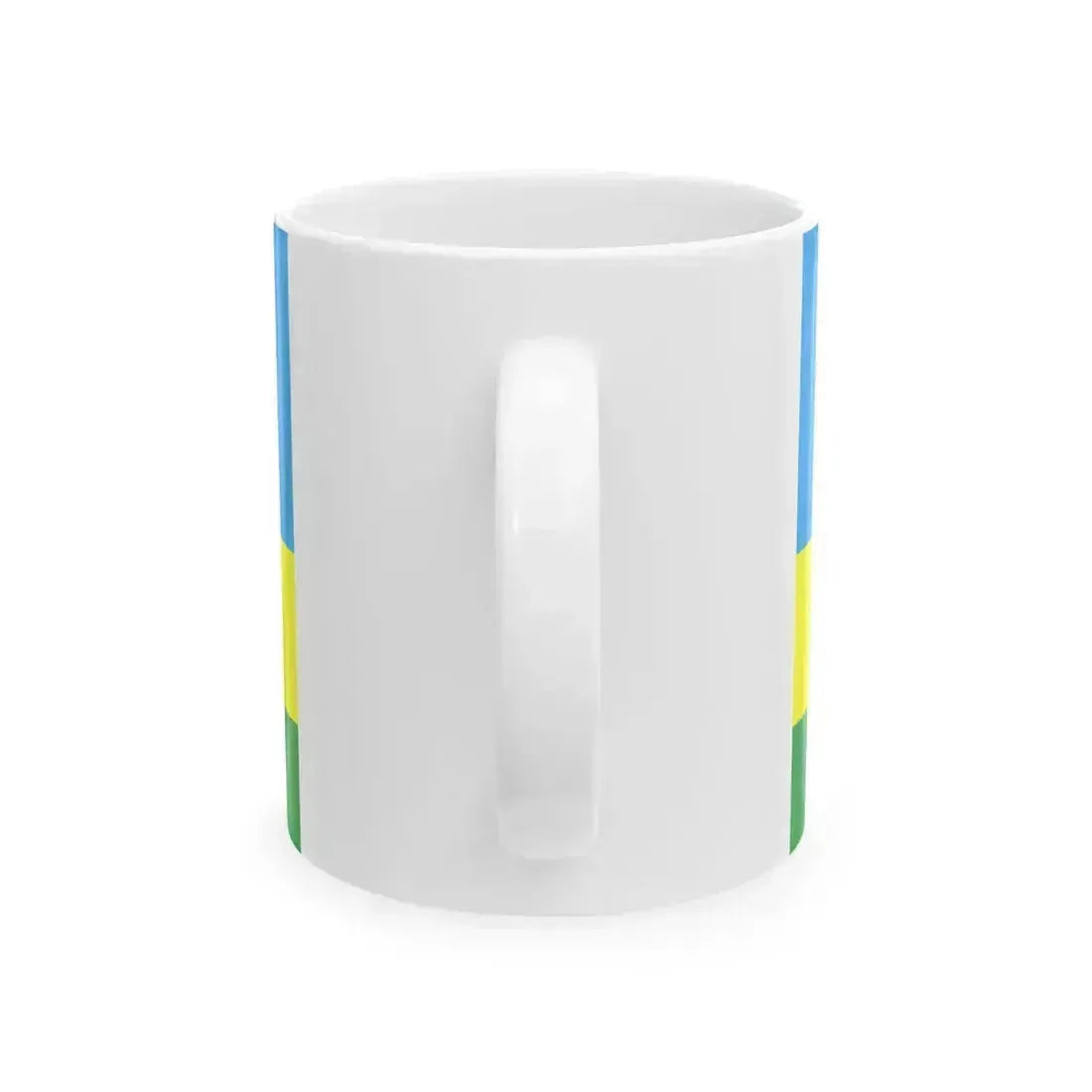 Flag of Rwanda WFB 2004 (Rwanda) White Coffee Mug - Go Mug Yourself
