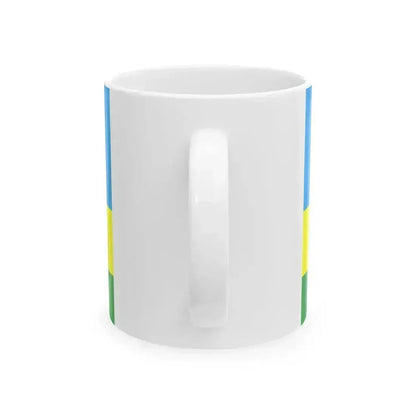 Flag of Rwanda WFB 2004 (Rwanda) White Coffee Mug - Go Mug Yourself
