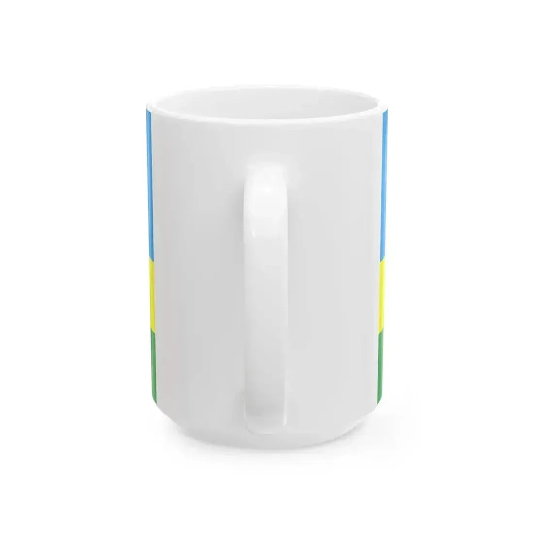 Flag of Rwanda WFB 2004 (Rwanda) White Coffee Mug - Go Mug Yourself