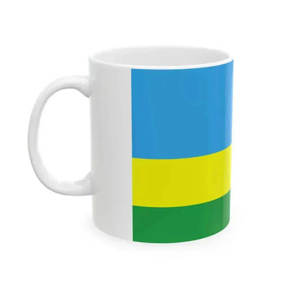 Flag of Rwanda WFB 2004 (Rwanda) White Coffee Mug - Go Mug Yourself