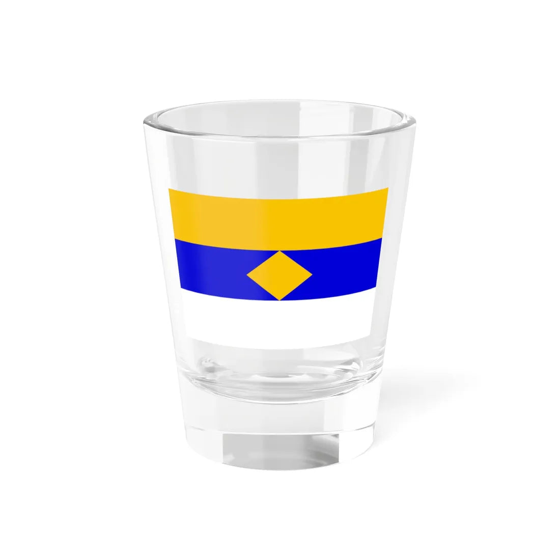 Flag of Ryajsky rayon Ryazan oblast (Russia) Shot Glass 1.5oz 1.5oz - Go Mug Yourself