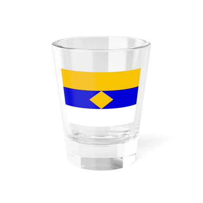 Flag of Ryajsky rayon Ryazan oblast (Russia) Shot Glass 1.5oz 1.5oz - Go Mug Yourself