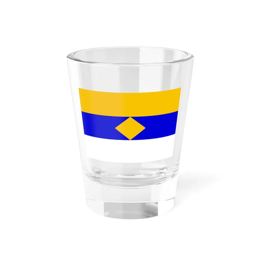 Flag of Ryajsky rayon Ryazan oblast (Russia) Shot Glass 1.5oz 1.5oz - Go Mug Yourself