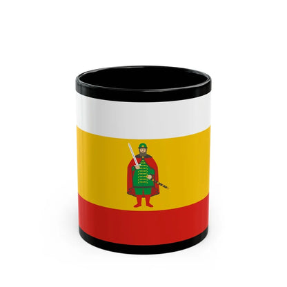 Flag of Ryazan Oblast Russia - Black Coffee Mug-11oz-Go Mug Yourself