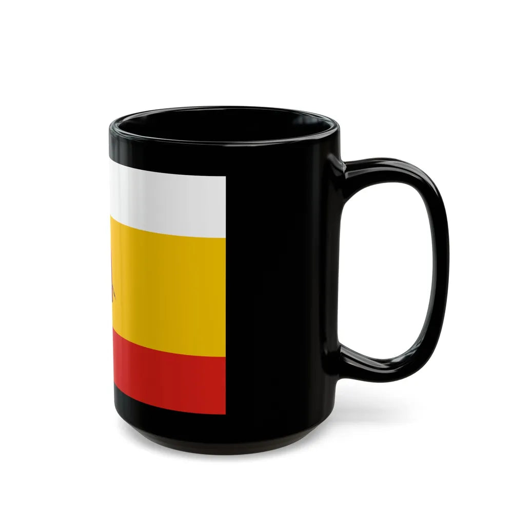 Flag of Ryazan Oblast Russia - Black Coffee Mug-Go Mug Yourself