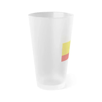 Flag of Ryazan Oblast Russia - Frosted Pint Glass 16oz - Go Mug Yourself