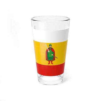 Flag of Ryazan Oblast Russia - Pint Glass 16oz 16oz - Go Mug Yourself