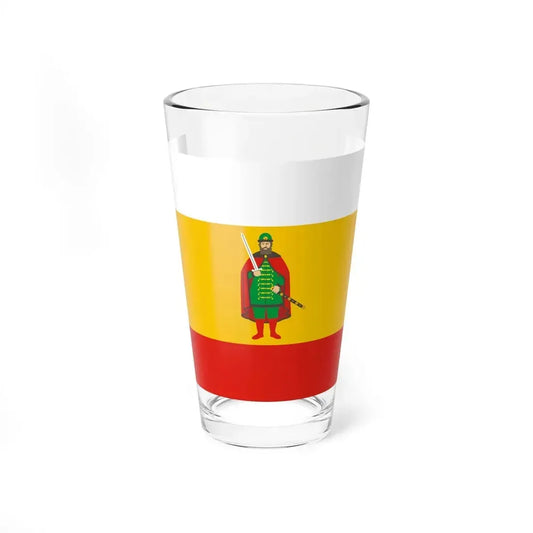 Flag of Ryazan Oblast Russia - Pint Glass 16oz 16oz - Go Mug Yourself