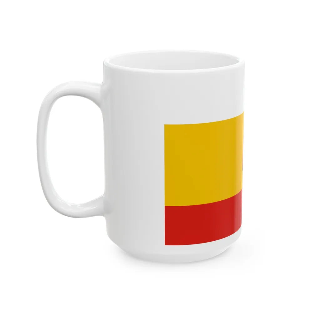 Flag of Ryazan Oblast Russia - White Coffee Mug-Go Mug Yourself