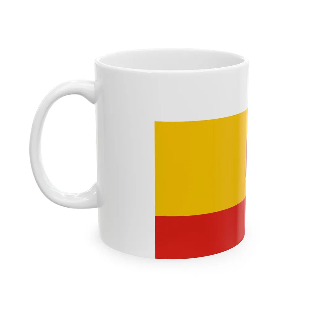 Flag of Ryazan Oblast Russia - White Coffee Mug-Go Mug Yourself