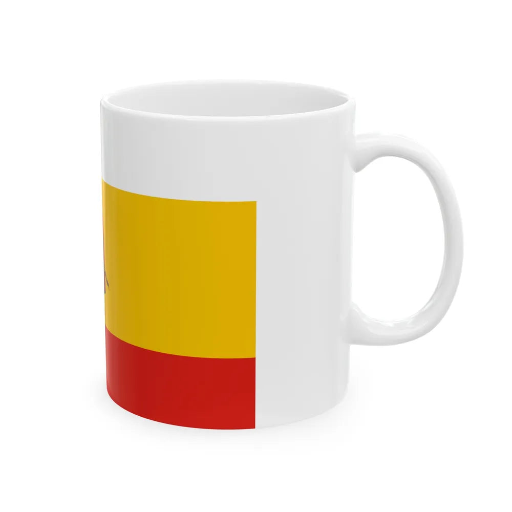 Flag of Ryazan Oblast Russia - White Coffee Mug-Go Mug Yourself