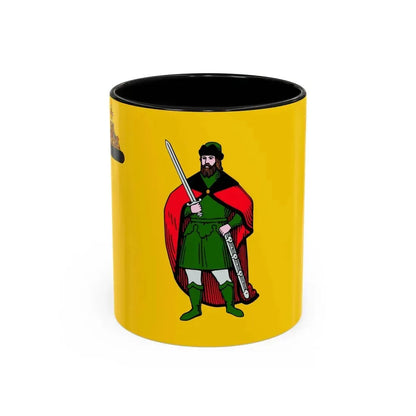 Flag of Ryazan Russia - Accent Coffee Mug 11oz Black - Go Mug Yourself