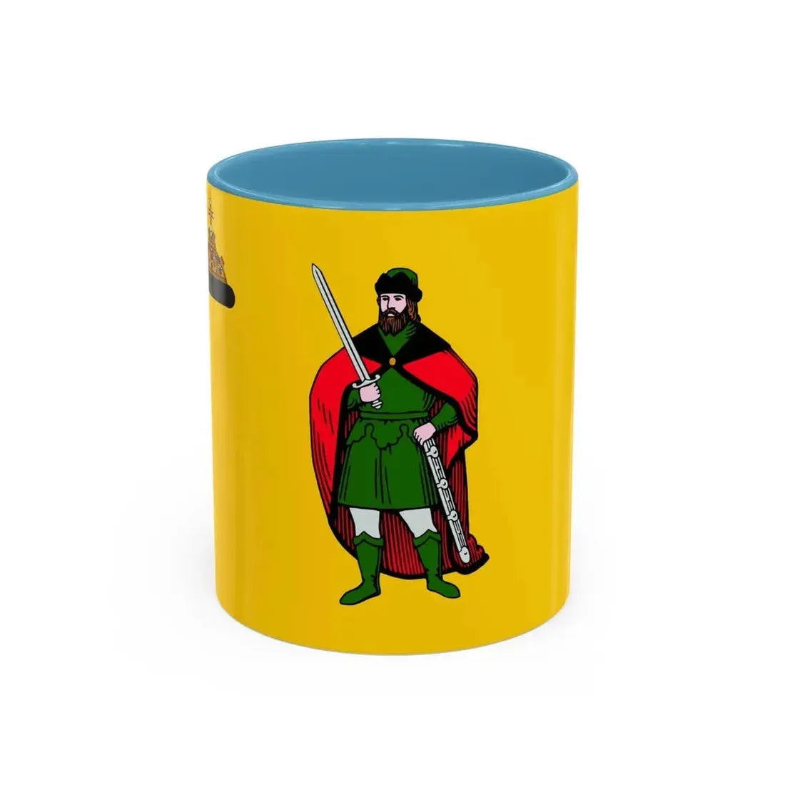 Flag of Ryazan Russia - Accent Coffee Mug 11oz Light Blue - Go Mug Yourself