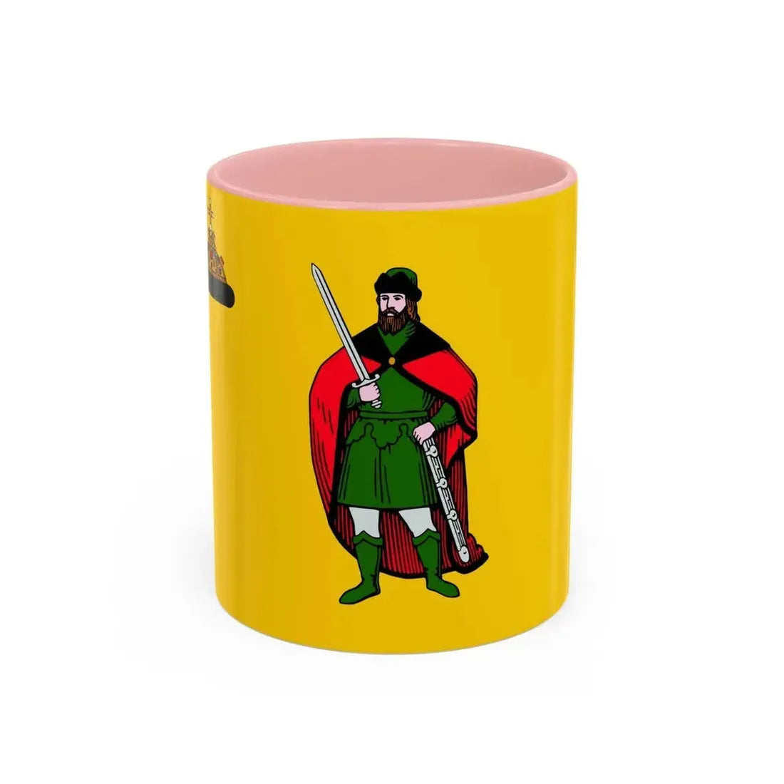 Flag of Ryazan Russia - Accent Coffee Mug 11oz Pink - Go Mug Yourself