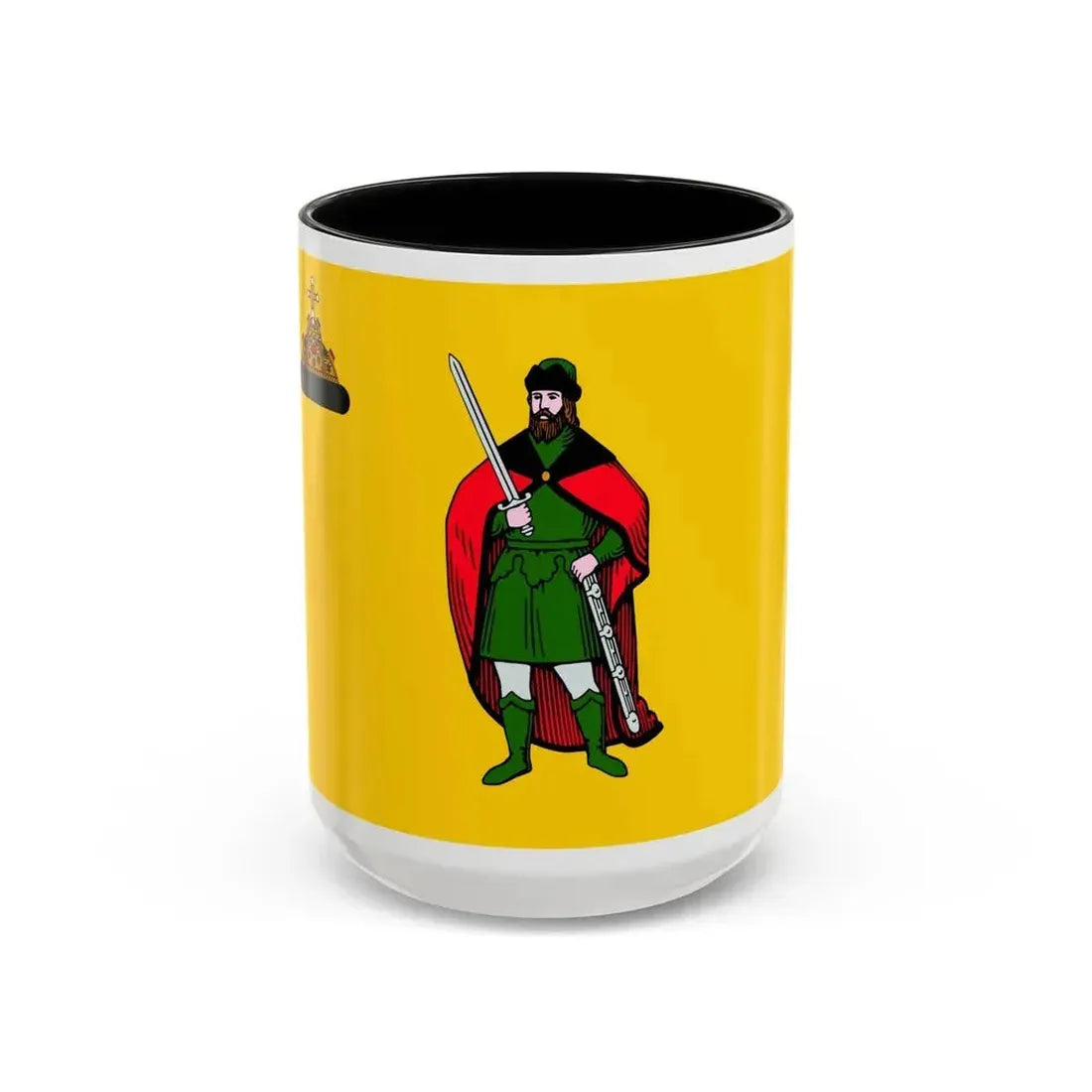 Flag of Ryazan Russia - Accent Coffee Mug 15oz Black - Go Mug Yourself