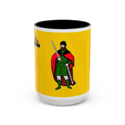 Flag of Ryazan Russia - Accent Coffee Mug 15oz Black - Go Mug Yourself