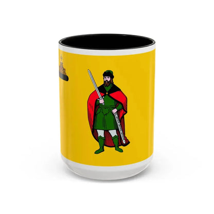 Flag of Ryazan Russia - Accent Coffee Mug 15oz Black - Go Mug Yourself