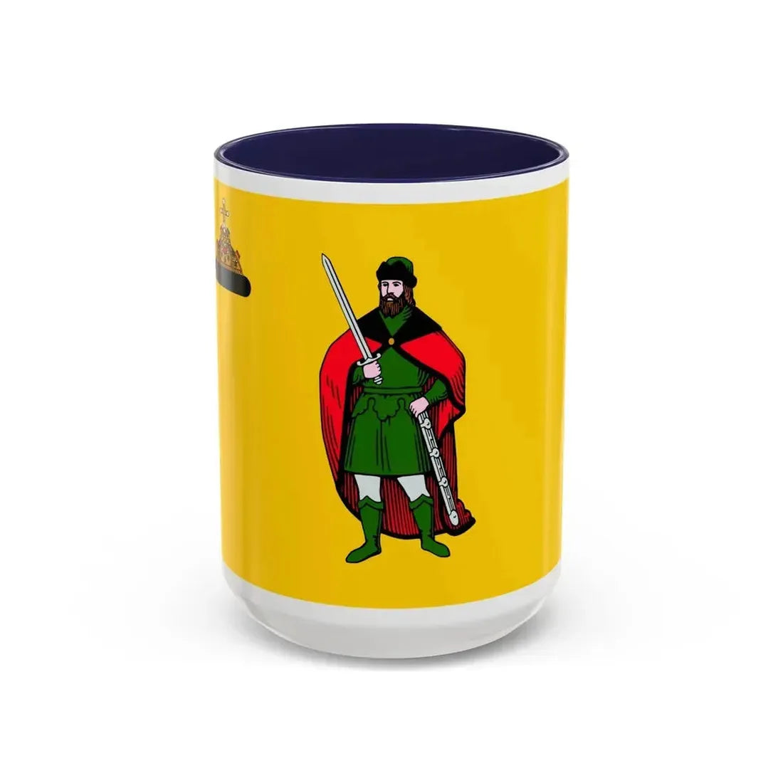 Flag of Ryazan Russia - Accent Coffee Mug 15oz Navy - Go Mug Yourself