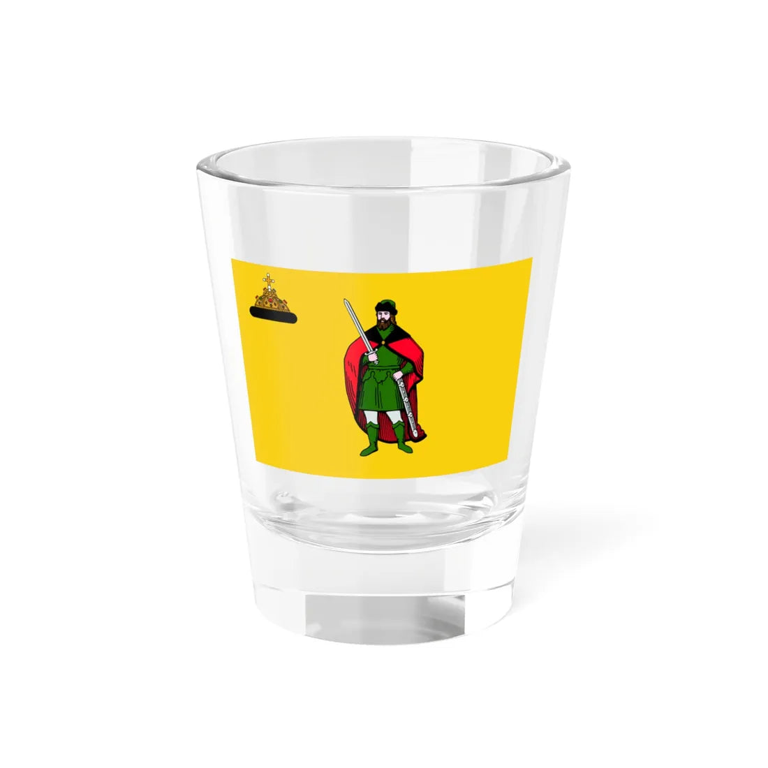 Flag of Ryazan (Russia) Shot Glass 1.5oz 1.5oz - Go Mug Yourself