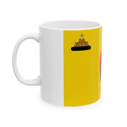 Flag of Ryazan Russia - White Coffee Mug-Go Mug Yourself