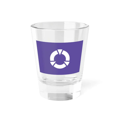 Flag of Ryūgasaki Ibaraki (Japan) Shot Glass 1.5oz 1.5oz - Go Mug Yourself