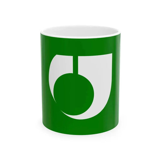 Flag of Ryuhoku Kumamoto 1974-2005 (Japan) White Coffee Mug 11oz - Go Mug Yourself