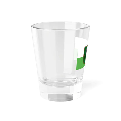 Flag of Rēzeknes novads (Latvia) Shot Glass 1.5oz - Go Mug Yourself