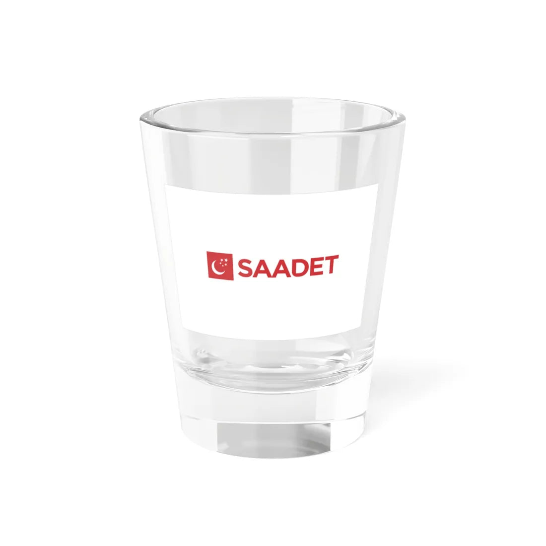 Flag of Saadet Partisi (Turkey) Shot Glass 1.5oz 1.5oz - Go Mug Yourself