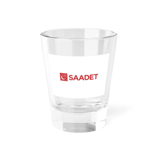 Flag of Saadet Partisi (Turkey) Shot Glass 1.5oz 1.5oz - Go Mug Yourself
