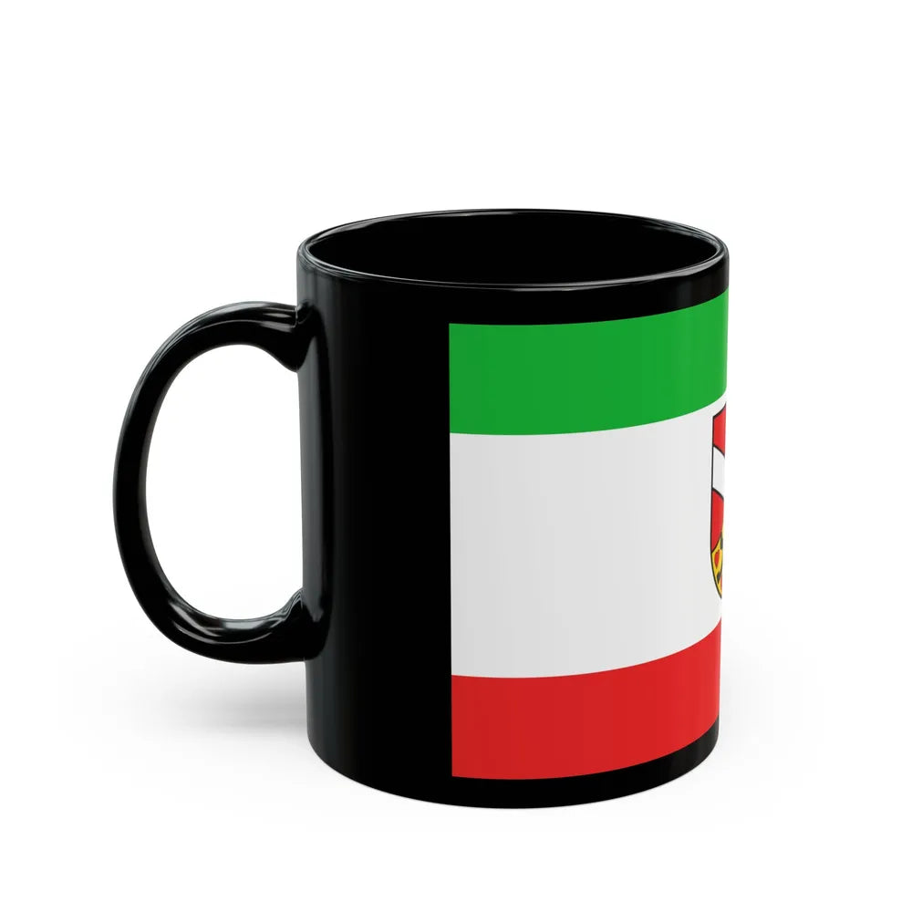 Flag of Saale Holzland Kreis Germany - Black Coffee Mug-Go Mug Yourself