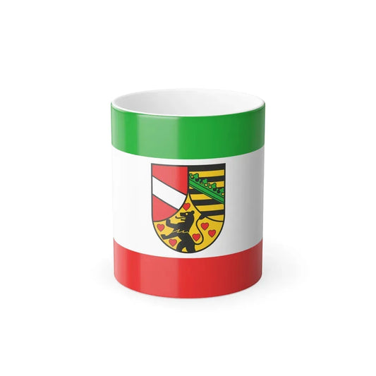 Flag of Saale Holzland Kreis Germany - Color Changing Coffee Mug 11oz - Go Mug Yourself
