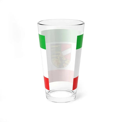 Flag of Saale Holzland Kreis Germany - Pint Glass 16oz - Go Mug Yourself