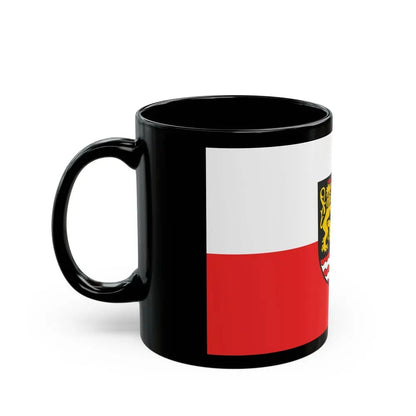Flag of Saale Orla Kreis Germany - Black Coffee Mug - Go Mug Yourself