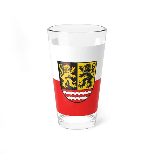 Flag of Saale Orla Kreis Germany - Pint Glass 16oz 16oz - Go Mug Yourself