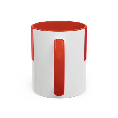 Flag of Saalekreis Germany - Accent Coffee Mug - Go Mug Yourself