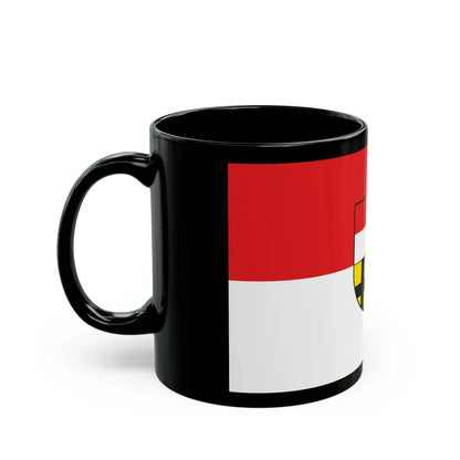 Flag of Saalekreis Germany - Black Coffee Mug-Go Mug Yourself