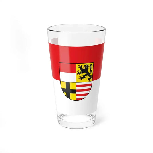 Flag of Saalekreis Germany - Pint Glass 16oz 16oz - Go Mug Yourself
